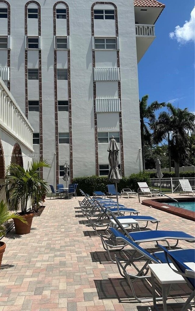 3181 S Ocean Dr Unit 501, Hallandale Beach, FL 33009 - exterior space featuring a community pool