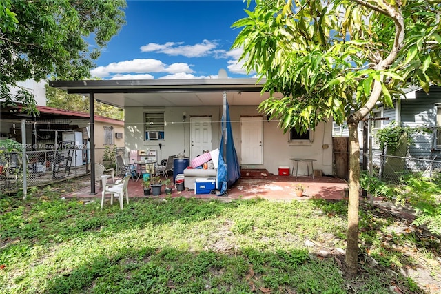 view of back of property