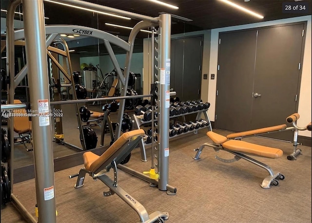 301 Altara Ave Unit Uph1008, Coral Gables, FL 33146 - view of gym