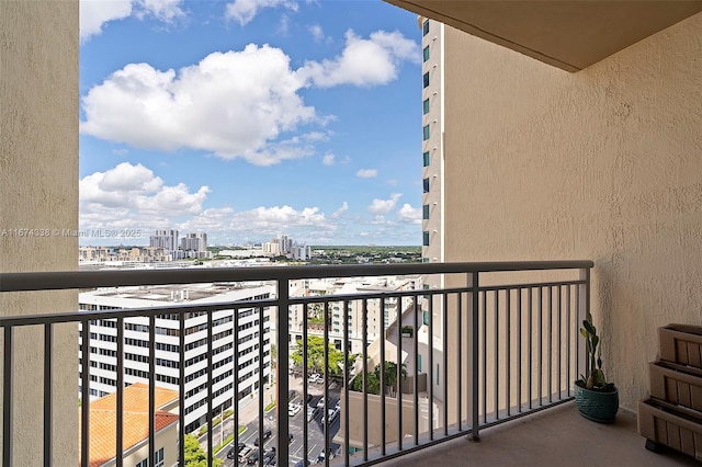 9066 SW 73rd Ct Unit 1205, Miami, FL 33156 - balcony with a city view
