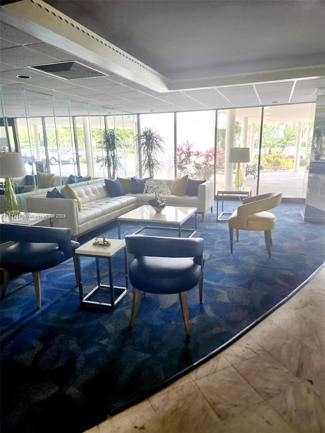 4330 Hillcrest Dr Unit 414, Hollywood, FL 33021 - common area featuring expansive windows