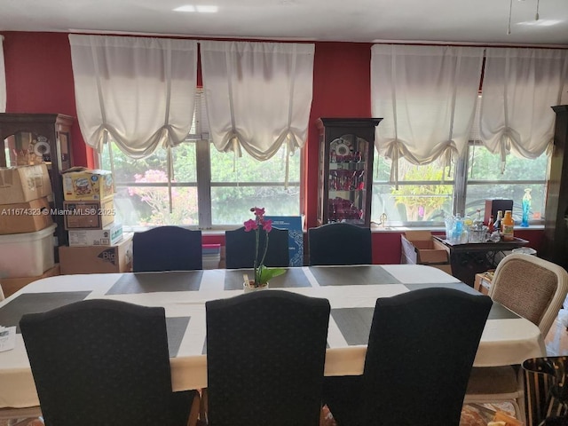 view of dining area
