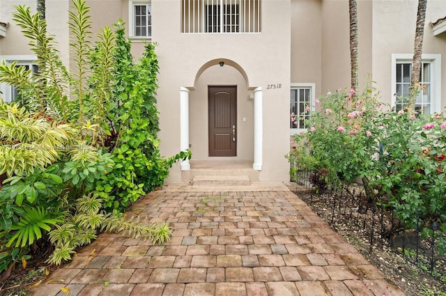 view of entrance to property