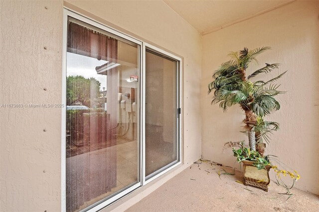 view of patio with central AC