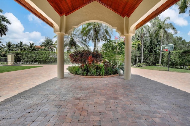 view of patio