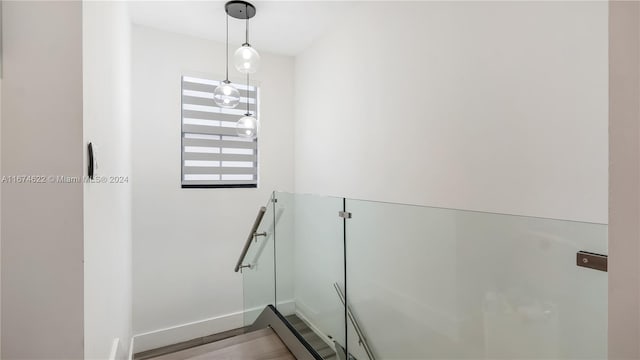 interior space featuring light wood-type flooring