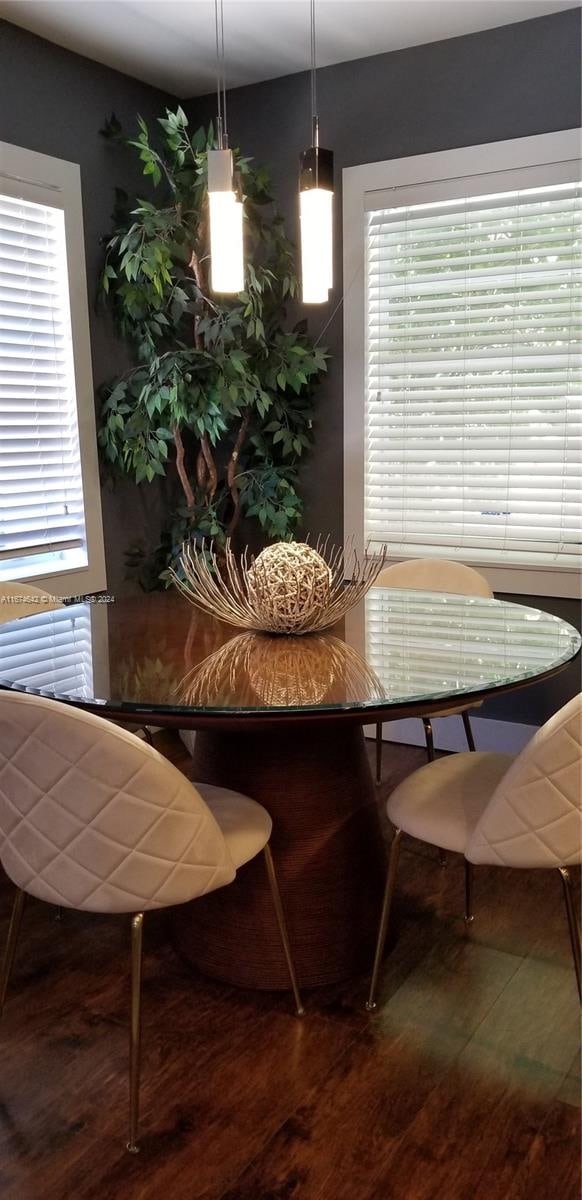 view of dining room