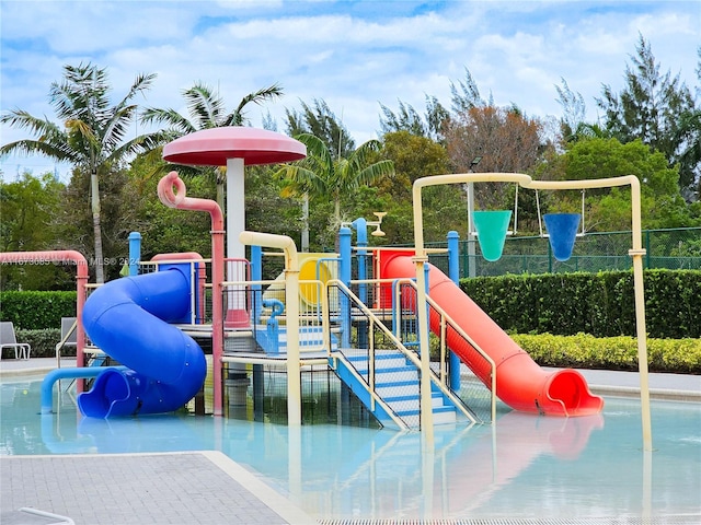 view of jungle gym