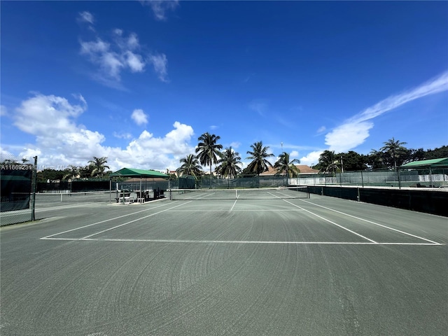 view of sport court