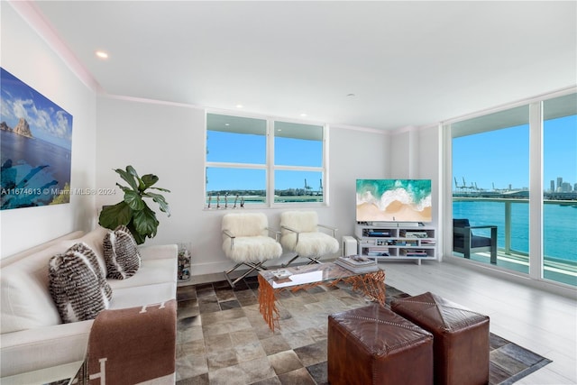 650 W Ave Unit 1101, Miami Beach, FL 33139 - living area with recessed lighting
