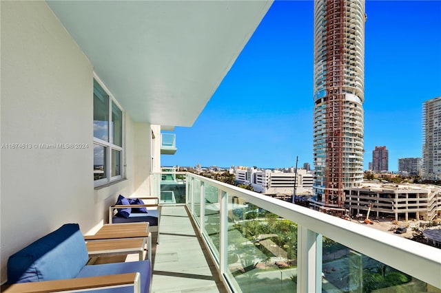 650 W Ave Unit 1101, Miami Beach, FL 33139 - balcony featuring a view of city