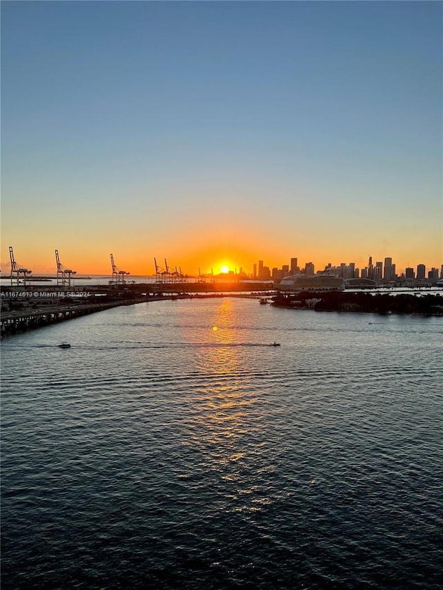 650 W Ave Unit 1101, Miami Beach, FL 33139 - water view with a notable bridge