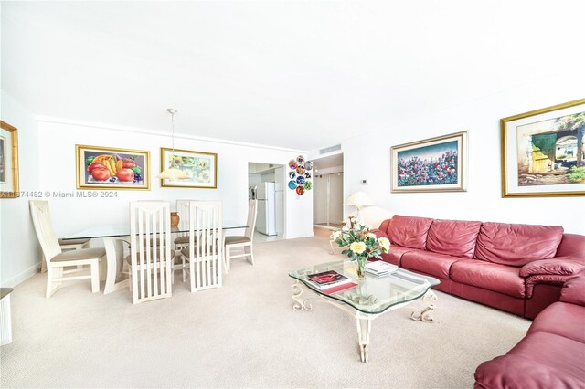 1408 Brickell Bay Dr Unit 1415 & 1416, Miami, FL 33131 - living area featuring carpet floors