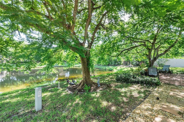 11088 Indian Lake Cir, Boynton Beach, FL 33437 - view of yard featuring a water view