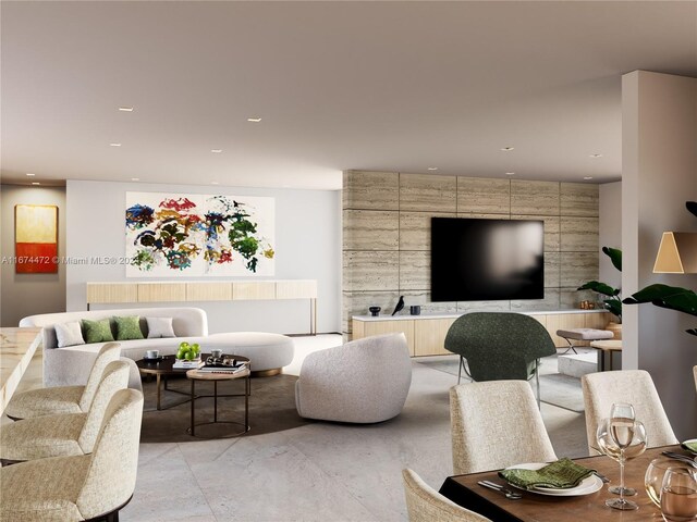 145 S Prospect Dr, Coral Gables, FL 33133 - living room featuring recessed lighting