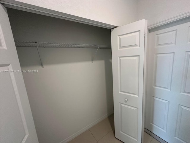 view of closet