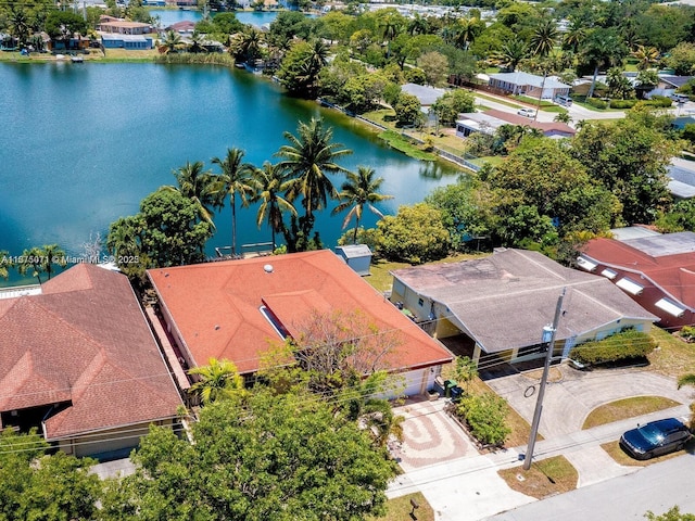232 SW 7th Ave, Hallandale Beach, FL 33009 - aerial view of residential area with a large body of water