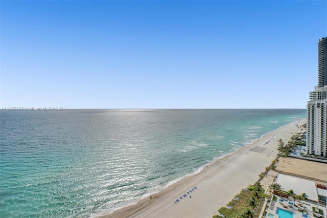 18975 Collins Ave Unit 2001, Sunny Isles Beach, FL 33160 - water view featuring local beach