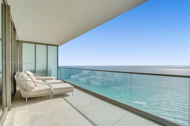 18975 Collins Ave Unit 2001, Sunny Isles Beach, FL 33160 - balcony featuring a water view