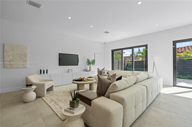 view of living room