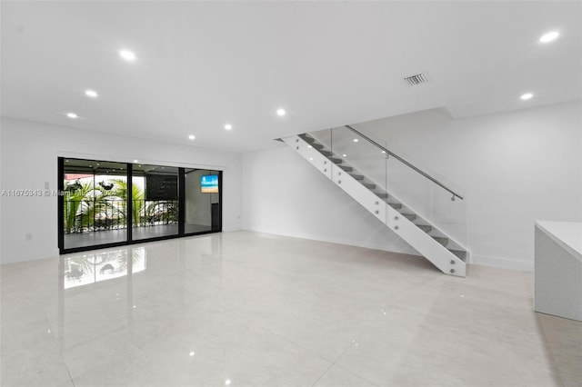 view of unfurnished living room