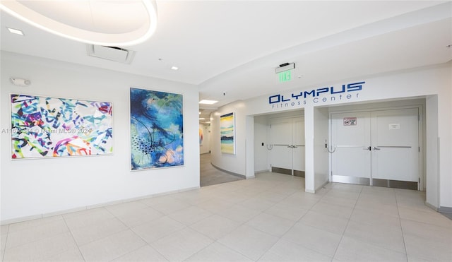 600 Three Islands Blvd Unit 214, Hallandale Beach, FL 33009 - unfurnished bedroom featuring two closets, baseboards, and recessed lighting