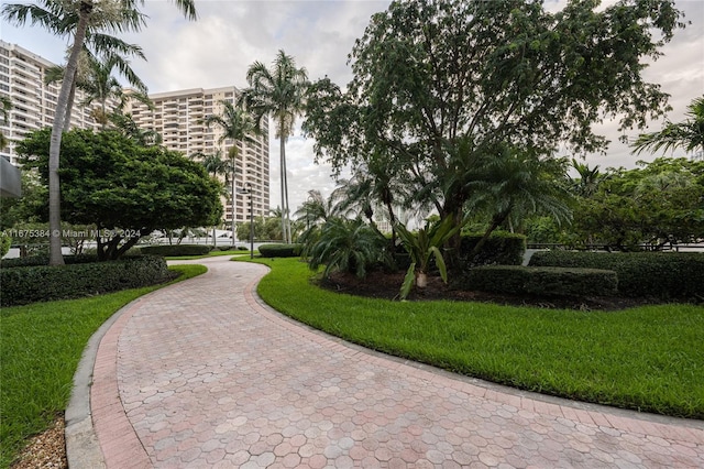 600 Three Islands Blvd Unit 214, Hallandale Beach, FL 33009 - view of community featuring a yard
