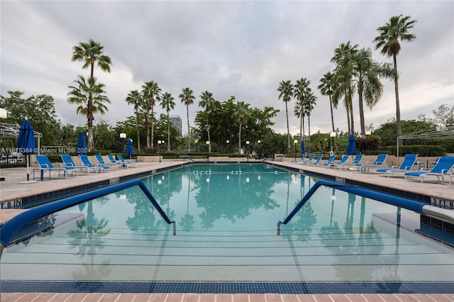 600 Three Islands Blvd Unit 214, Hallandale Beach, FL 33009 - community pool with a patio area