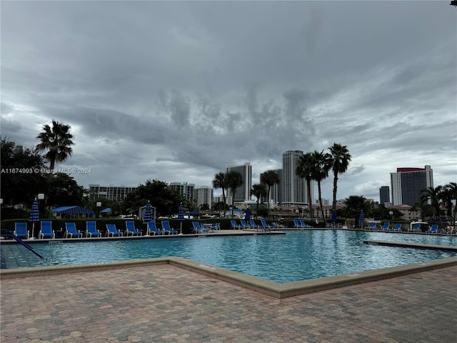 view of swimming pool