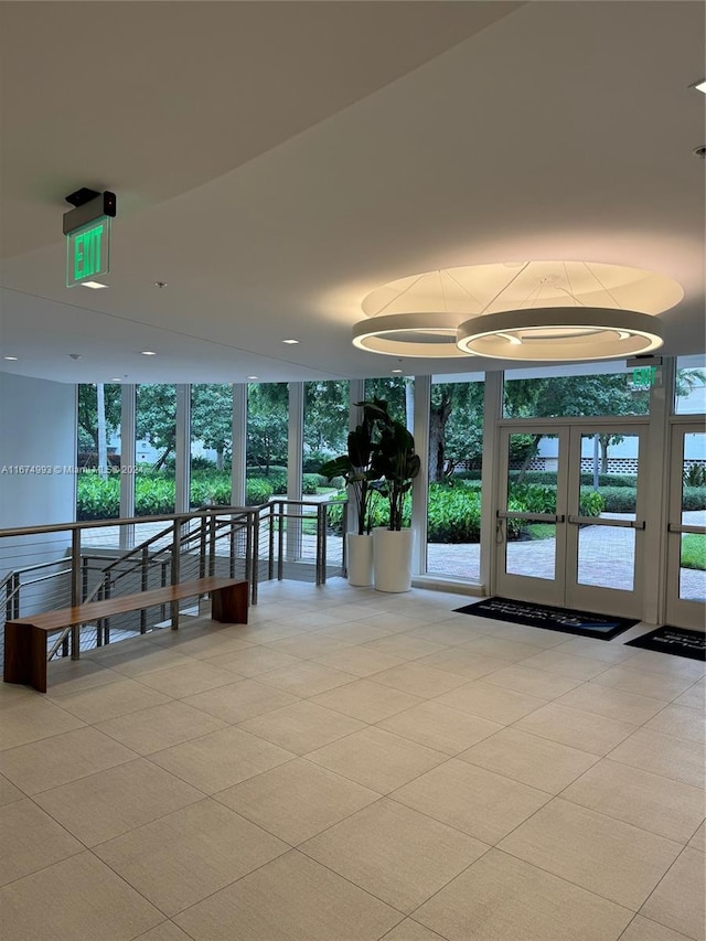 view of community lobby