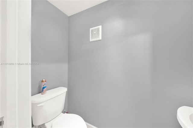 bathroom with toilet