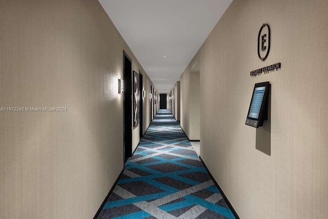398 NE 5th St Unit 3610, Miami, FL 33132 - corridor featuring inlaid floor details
