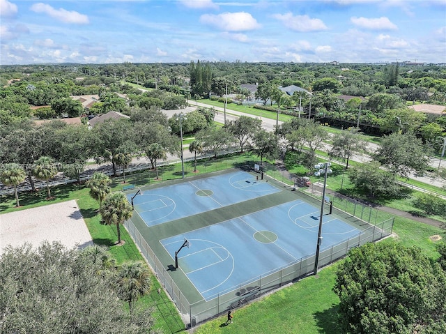 view of sport court