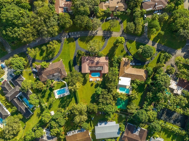 11420 SW 80th Rd, Pinecrest, FL 33156 - bird's eye view featuring a residential view