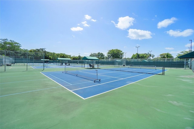 view of sport court featuring basketball court