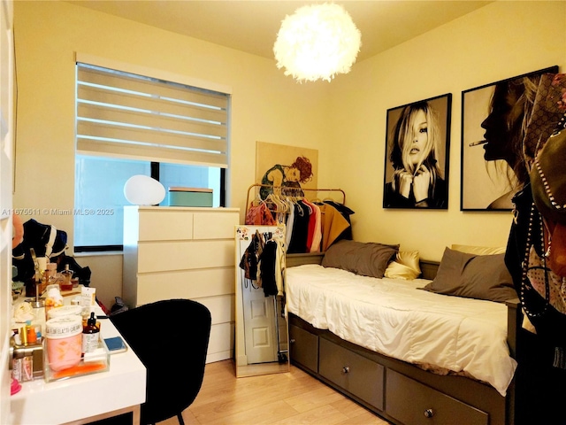 8363 NW 41 Unit A-406, Doral, FL 33166 - bedroom with light wood-style flooring