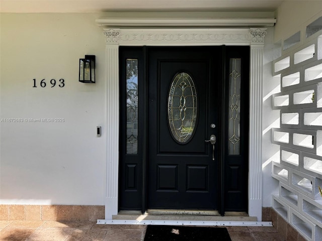 view of entrance to property