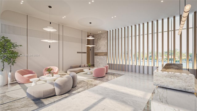 9481 E Bay Harbor Dr Unit 407, Bay Harbor Islands, FL 33154 - lobby with recessed lighting