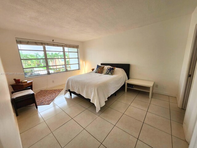 view of tiled bedroom