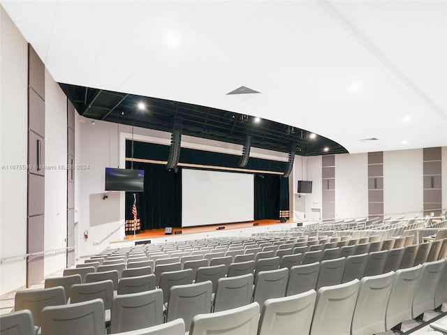 view of home theater