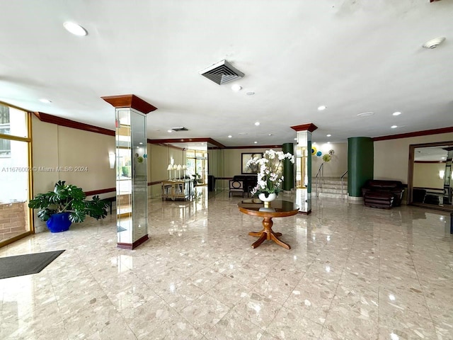 view of community lobby