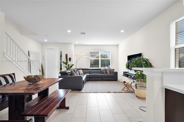 view of living room