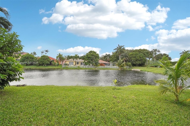 view of water feature