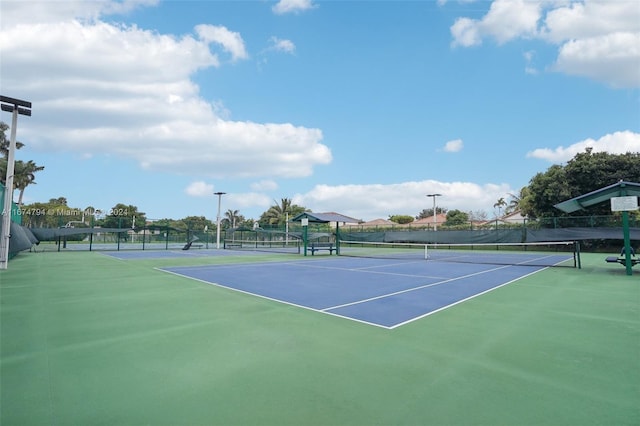 view of sport court