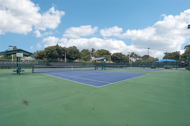 view of sport court