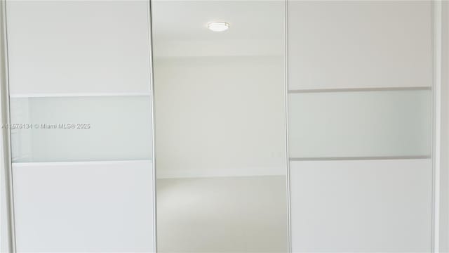 view of closet