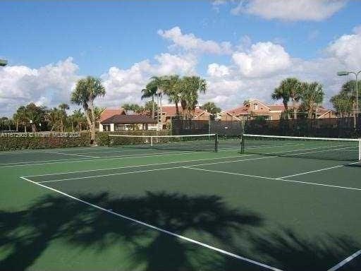 view of tennis court