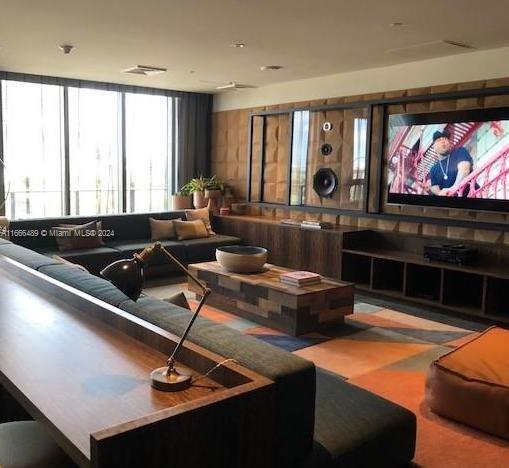 view of home theater room