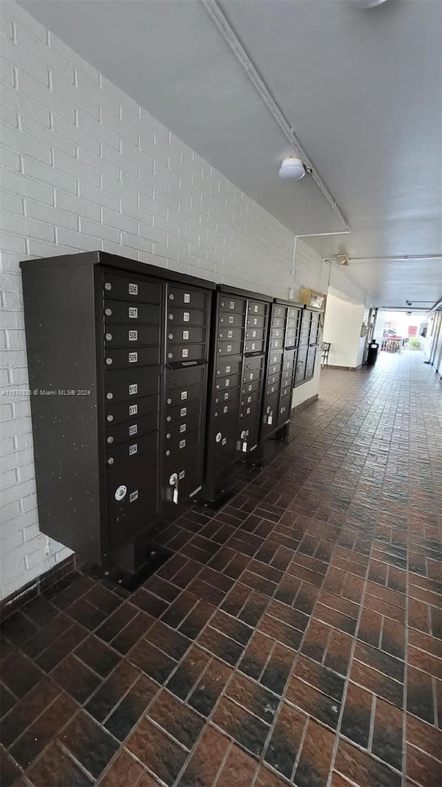 view of community featuring mail area