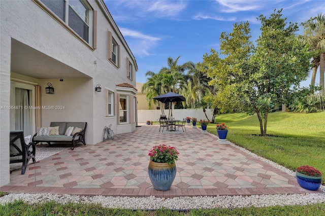 view of patio